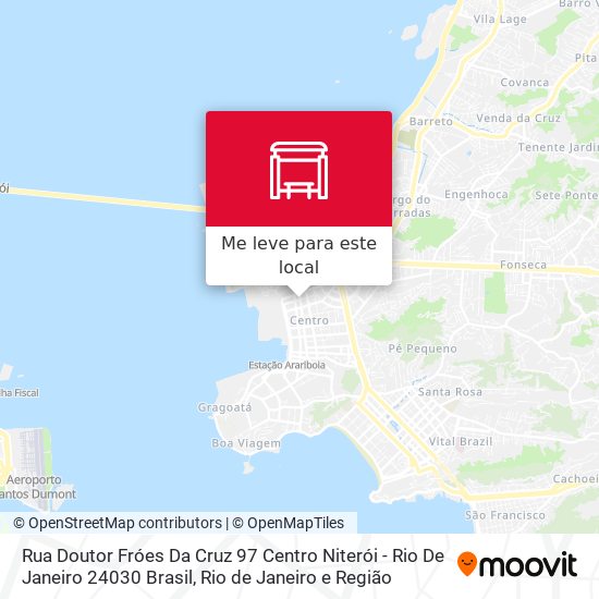 Rua Doutor Fróes Da Cruz 97 Centro Niterói - Rio De Janeiro 24030 Brasil mapa