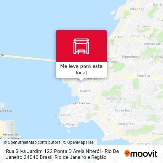 Rua Silva Jardim 122 Ponta D Areia Niterói - Rio De Janeiro 24040 Brasil mapa