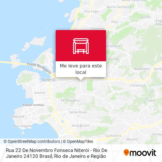 Rua 22 De Novembro Fonseca Niterói - Rio De Janeiro 24120 Brasil mapa