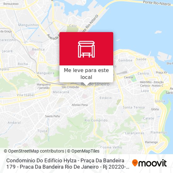 Condomínio Do Edifício Hylza - Praça Da Bandeira 179 - Praca Da Bandeira Rio De Janeiro - Rj 20220-999 Brasil mapa
