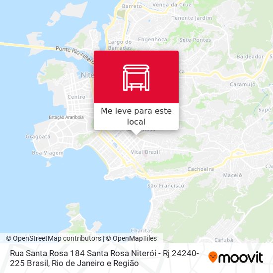 Rua Santa Rosa 184 Santa Rosa Niterói - Rj 24240-225 Brasil mapa