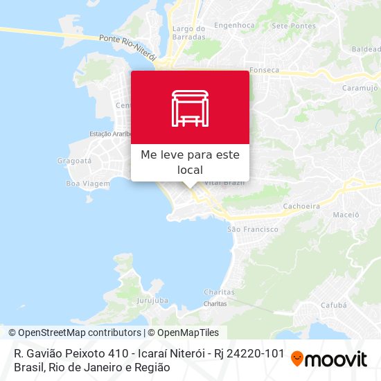 R. Gavião Peixoto 410 - Icaraí Niterói - Rj 24220-101 Brasil mapa