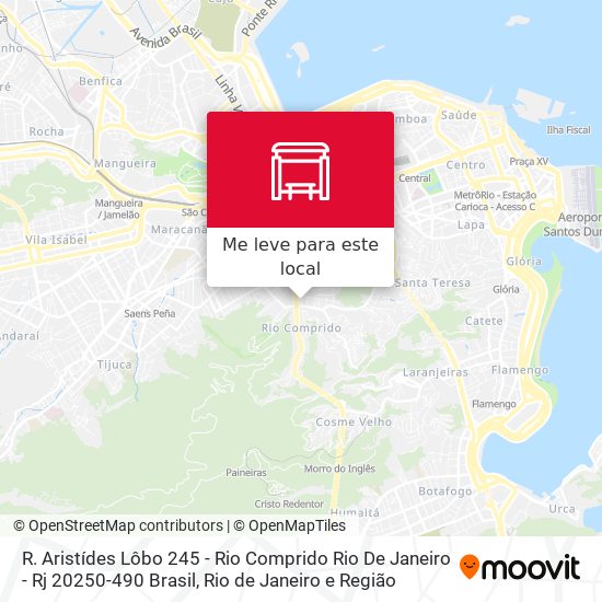 R. Aristídes Lôbo 245 - Rio Comprido Rio De Janeiro - Rj 20250-490 Brasil mapa