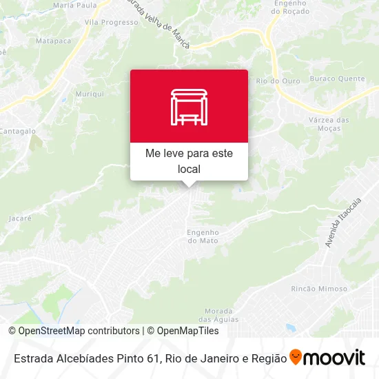 Estrada Alcebíades Pinto 61 mapa