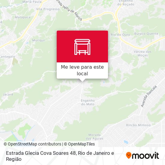 Estrada Glecia Cova Soares 48 mapa