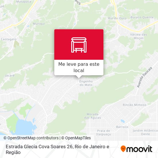 Estrada Glecia Cova Soares 26 mapa