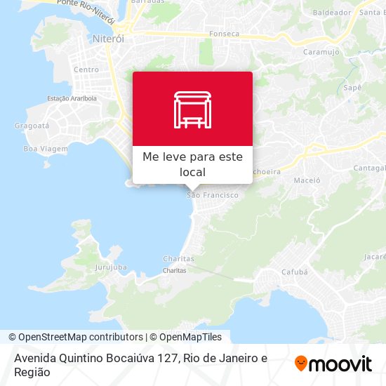 Avenida Quintino Bocaiúva 127 mapa