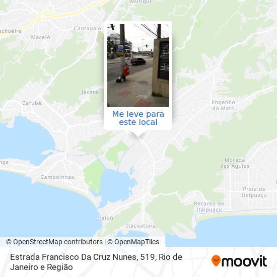 Estrada Francisco Da Cruz Nunes, 519 mapa