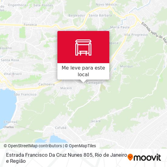Estrada Francisco Da Cruz Nunes 805 mapa