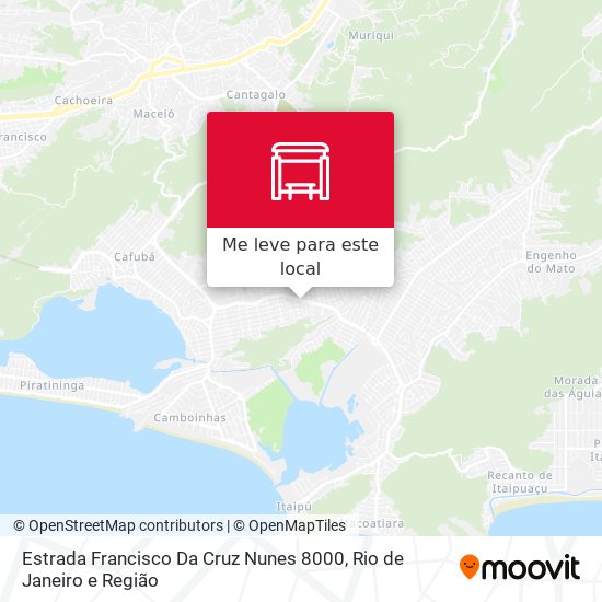 Estrada Francisco Da Cruz Nunes 8000 mapa