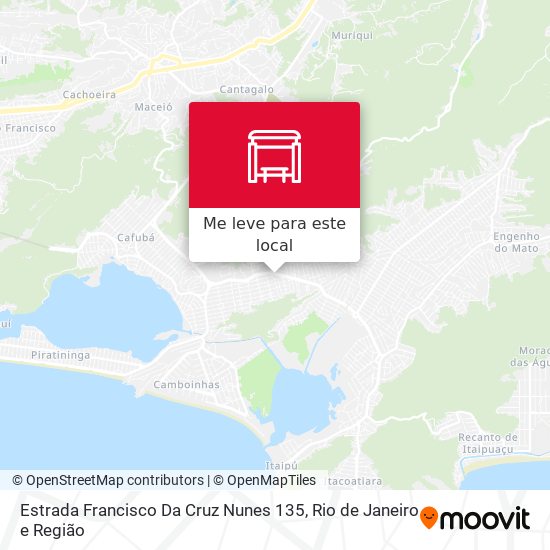Estrada Francisco Da Cruz Nunes 135 mapa