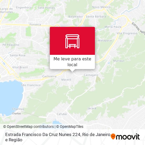Estrada Francisco Da Cruz Nunes 224 mapa