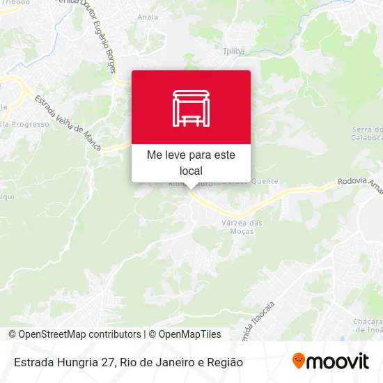 Estrada Hungria 27 mapa