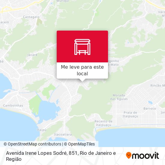 Avenida Irene Lopes Sodré, 851 mapa