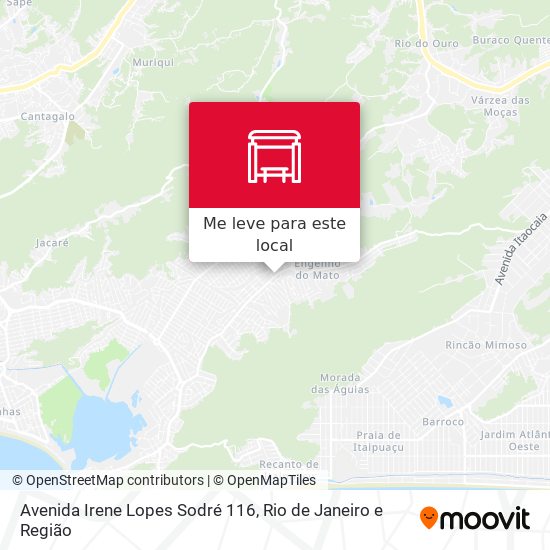 Avenida Irene Lopes Sodré 116 mapa