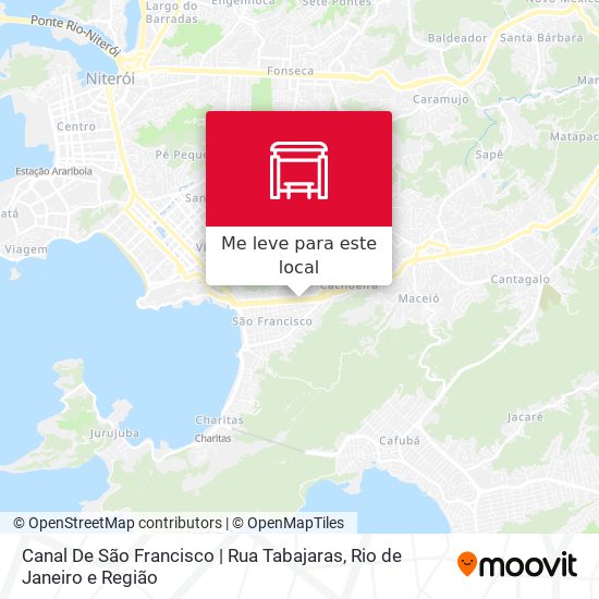 Canal De São Francisco | Rua Tabajaras mapa