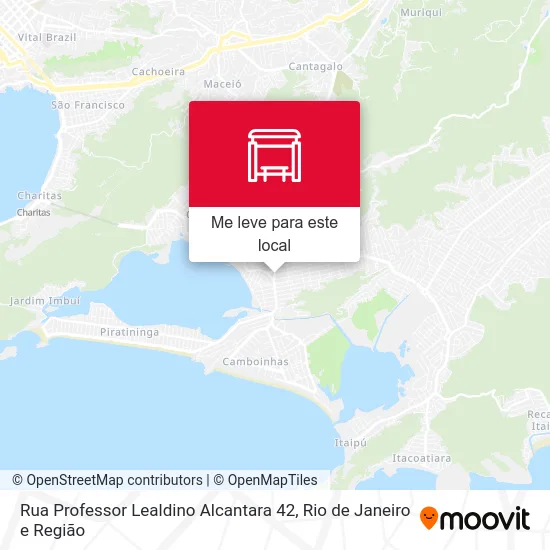 Rua Professor Lealdino Alcantara 42 mapa