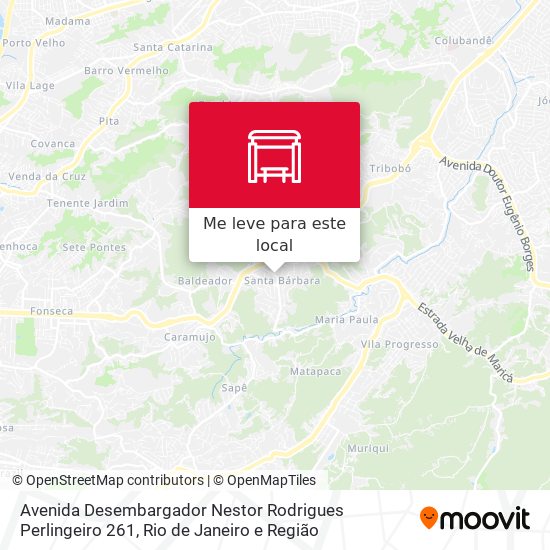 Avenida Desembargador Nestor Rodrigues Perlingeiro 261 mapa