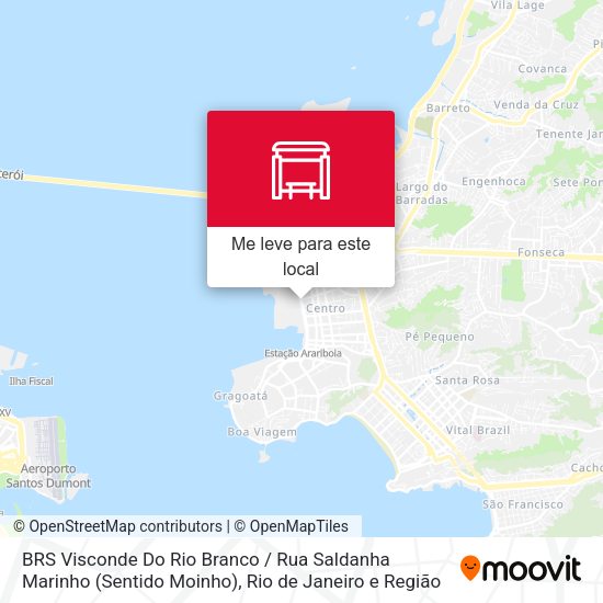 BRS Visconde Do Rio Branco / Rua Saldanha Marinho (Sentido Moinho) mapa