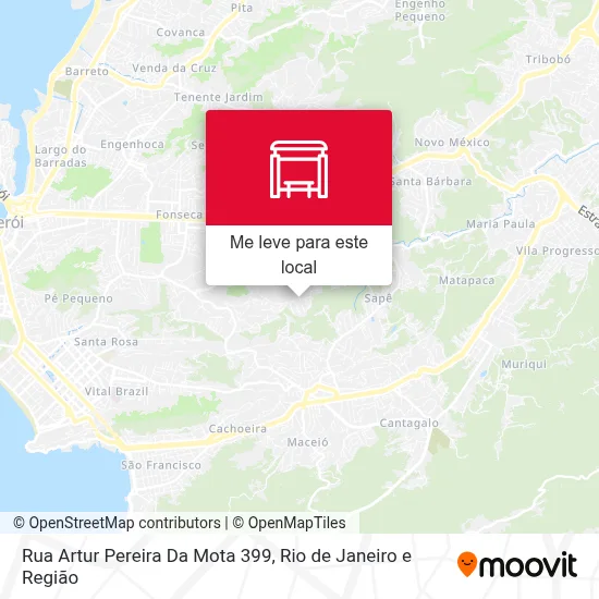 Rua Artur Pereira Da Mota 399 mapa