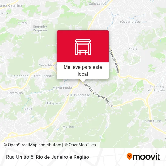 Rua União 5 mapa