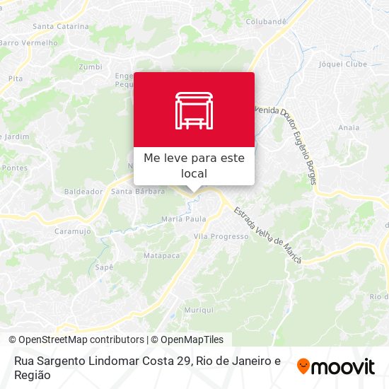 Rua Sargento Lindomar Costa 29 mapa