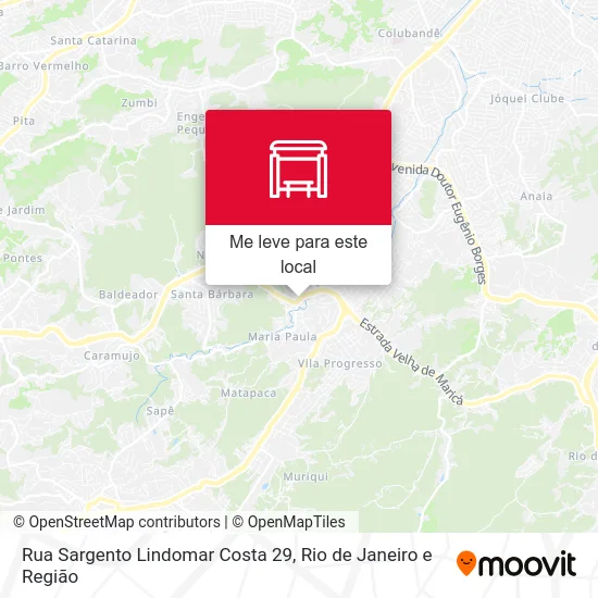 Rua Sargento Lindomar Costa 29 mapa