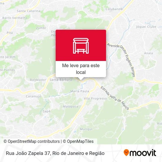 Rua João Zapela 37 mapa