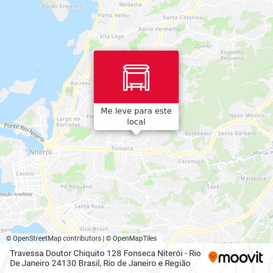 Travessa Doutor Chiquito 128 Fonseca Niterói - Rio De Janeiro 24130 Brasil mapa