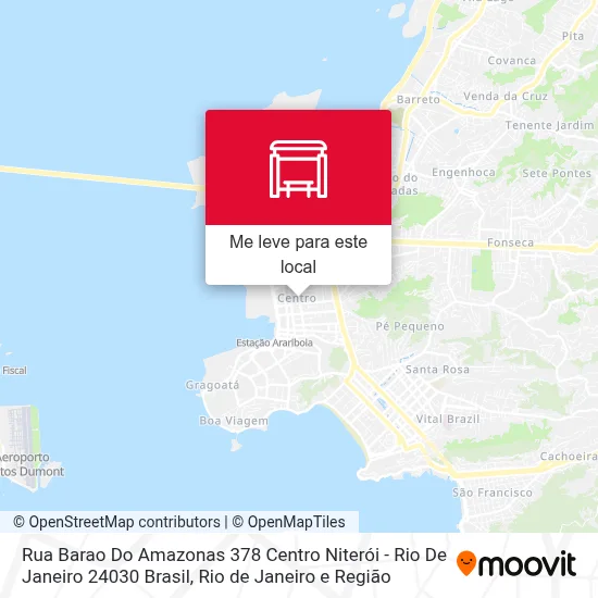 Rua Barao Do Amazonas 378 Centro Niterói - Rio De Janeiro 24030 Brasil mapa