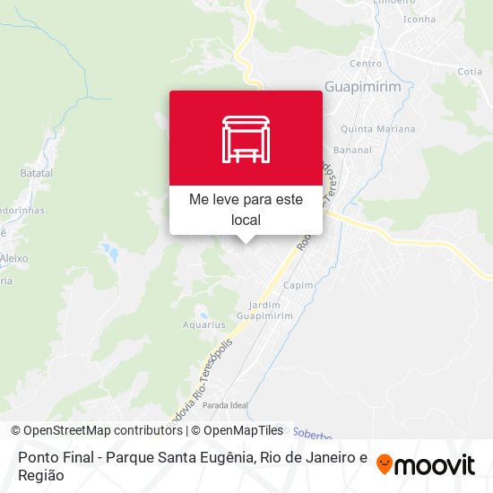Ponto Final - Parque Santa Eugênia mapa