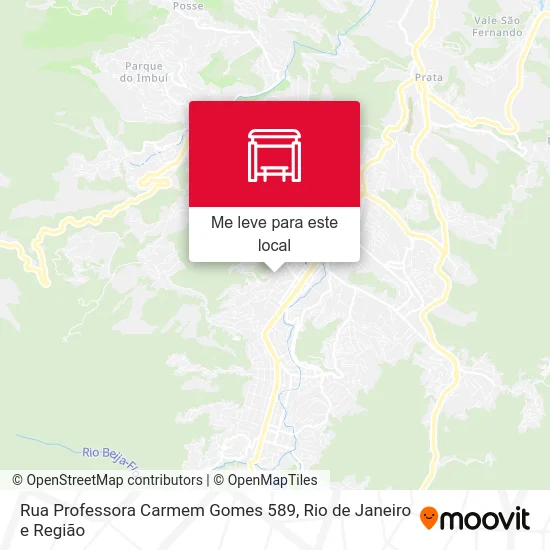 Rua Professora Carmem Gomes 589 mapa