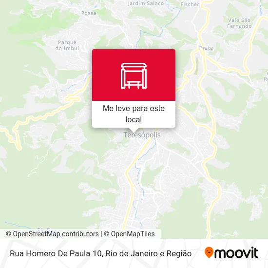 Rua Homero De Paula 10 mapa