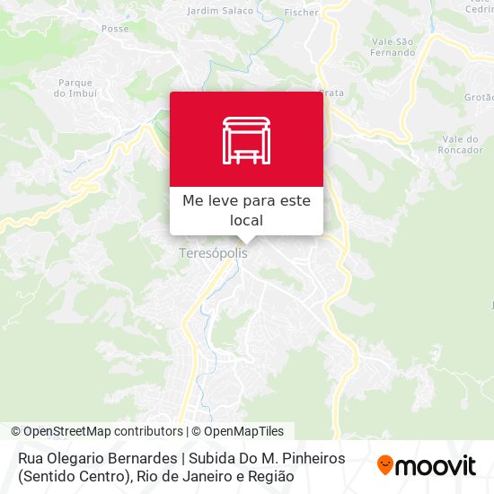 Rua Olegario Bernardes | Subida Do M. Pinheiros (Sentido Centro) mapa