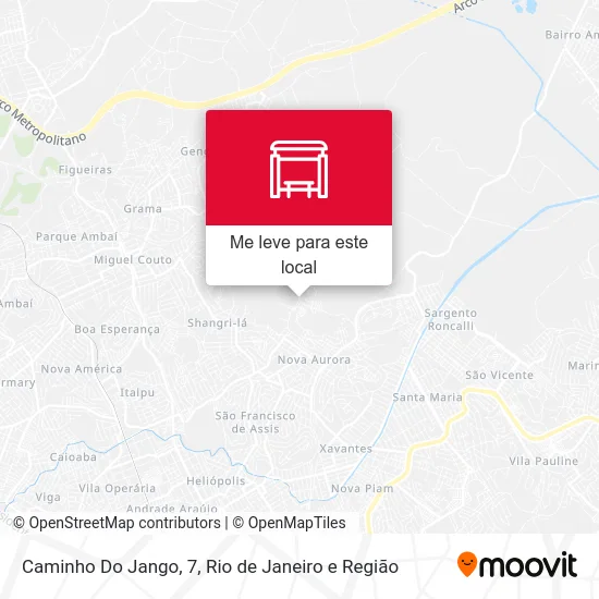 Caminho Do Jango, 7 mapa