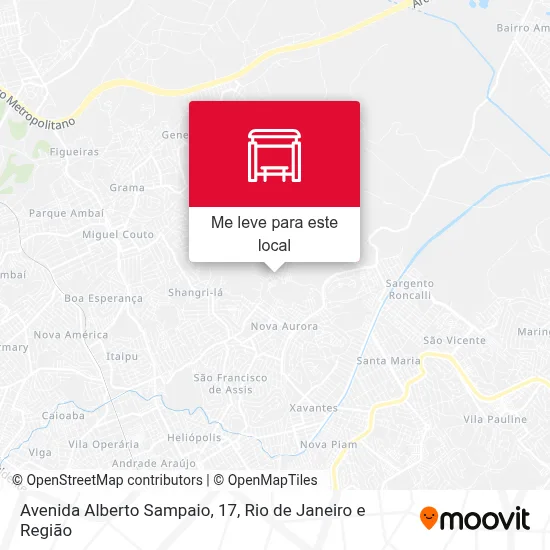 Avenida Alberto Sampaio, 17 mapa