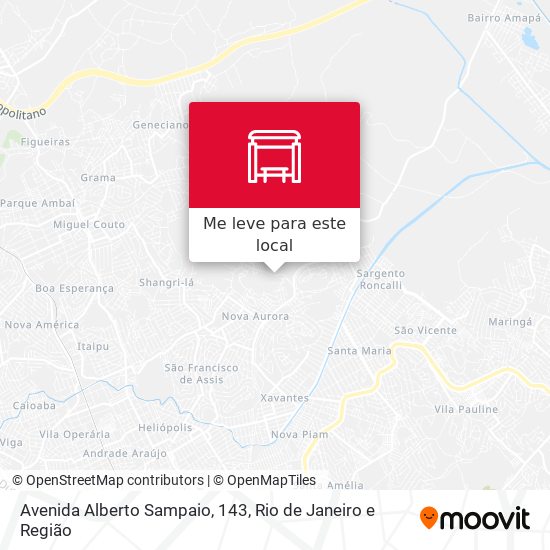 Avenida Alberto Sampaio, 143 mapa