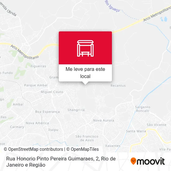 Rua Honorio Pinto Pereira Guimaraes, 2 mapa