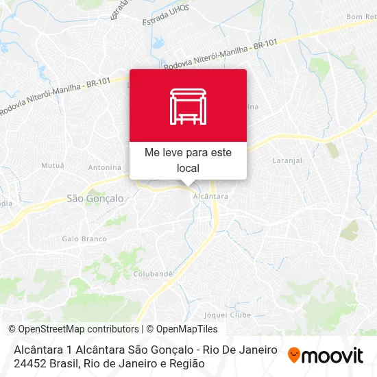 Alcântara 1 Alcântara São Gonçalo - Rio De Janeiro 24452 Brasil mapa