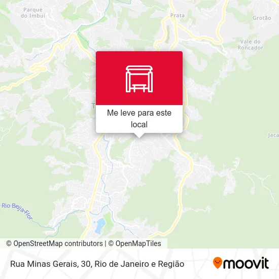 Rua Minas Gerais, 30 mapa