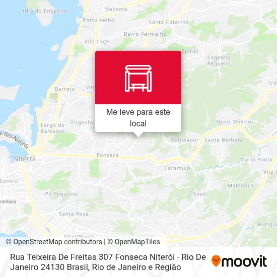 Rua Teixeira De Freitas 307 Fonseca Niterói - Rio De Janeiro 24130 Brasil mapa