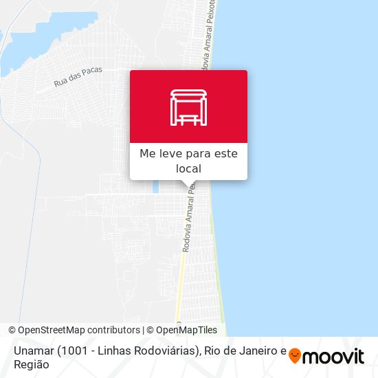 Unamar (1001 - Linhas Rodoviárias) mapa