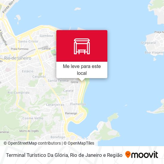 Terminal Turístico Da Glória mapa