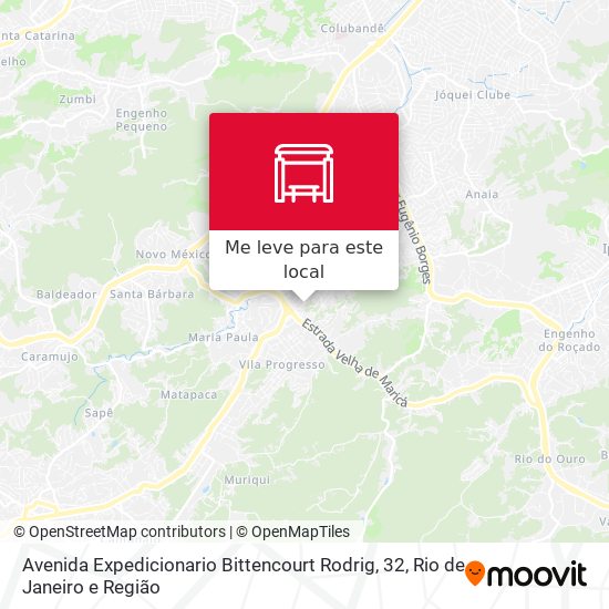 Avenida Expedicionario Bittencourt Rodrig, 32 mapa