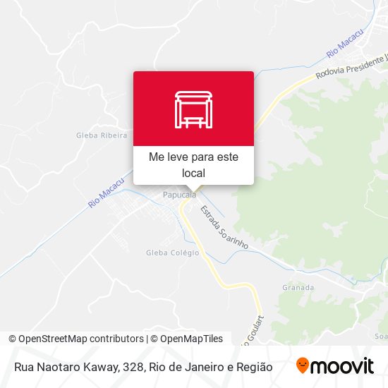 Rua Naotaro Kaway, 328 mapa
