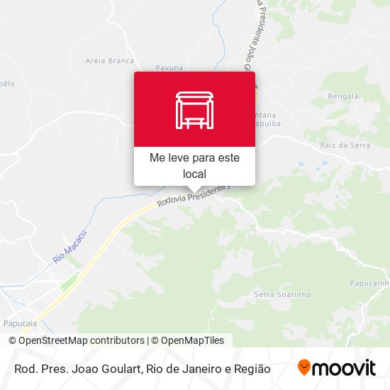 Rod. Pres. Joao Goulart mapa