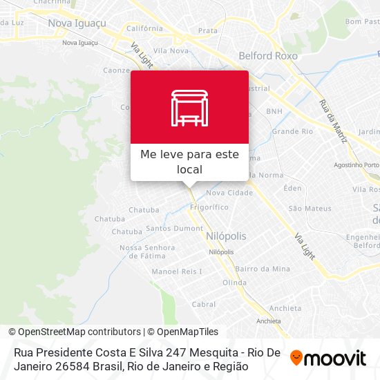 Rua Presidente Costa E Silva 247 Mesquita - Rio De Janeiro 26584 Brasil mapa