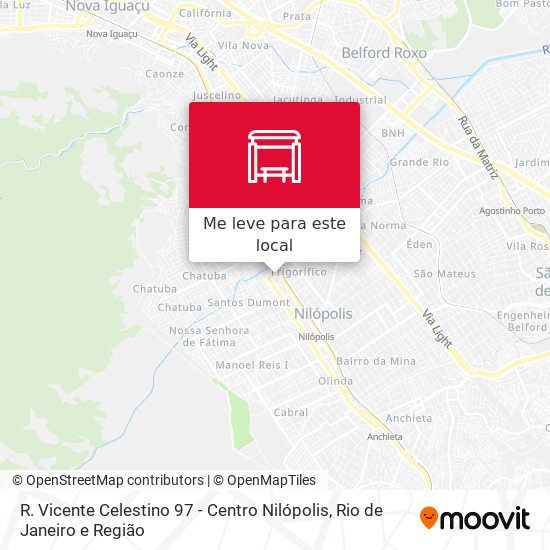 R. Vicente Celestino 97 - Centro Nilópolis mapa