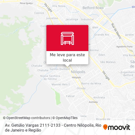 Av. Getúlio Vargas 2111-2133 - Centro Nilópolis mapa