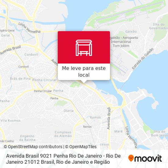 Avenida Brasil 9021 Penha Rio De Janeiro - Rio De Janeiro 21012 Brasil mapa